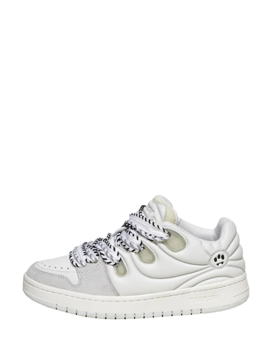 Barrow Sneakers Beige In Bianco