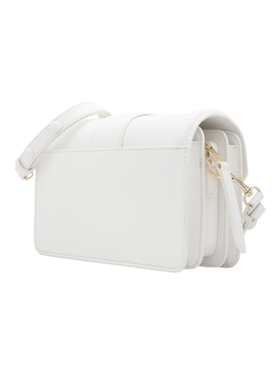 Shop Versace Jeans Couture Bag In Bianco Ottico