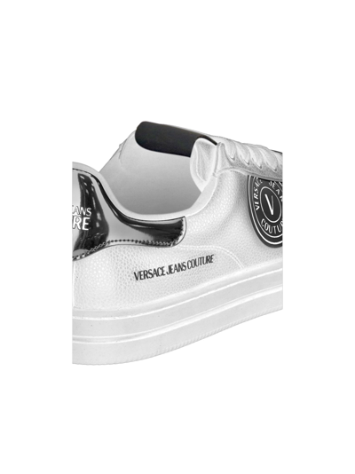 Shop Versace Jeans Couture Shoes In White/black