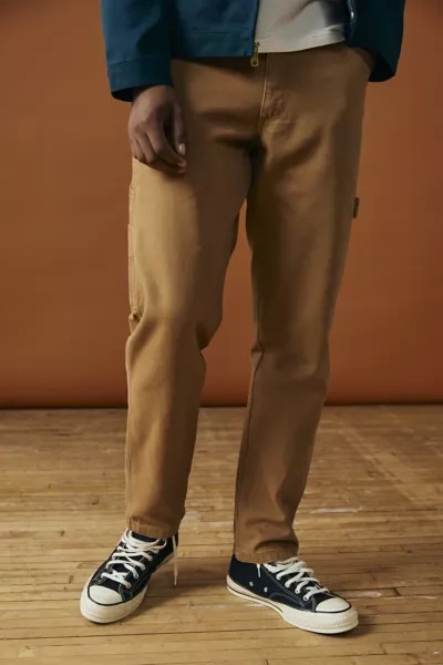 Shop Dickies Duck Canvas Carpenter Pant In Tan, Men's At Urban Outfitters