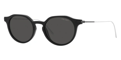 Shop Prada Men's 51mm Sunglasses In Black