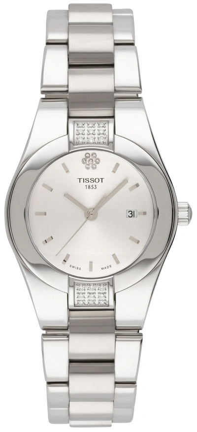 Shop Tissot Women's 32mm Quartz Watch In Silver