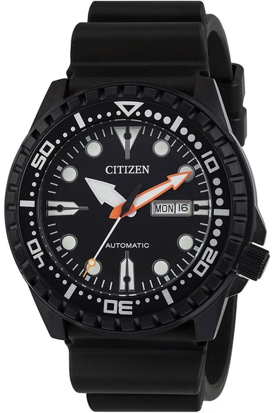 Shop Citizen Men's 46mm Automatic Watch In Black