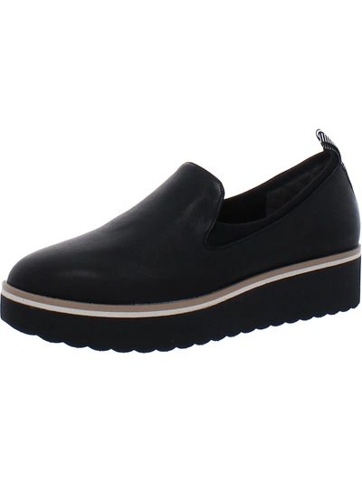 Shop Dr. Scholl's Shoes Lexi Womens Leather Slip On Loafers In Black