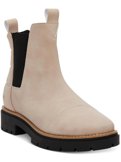 Shop Toms Skylar Womens Round Toe Slip On Chelsea Boots In Multi