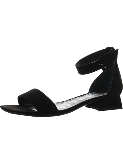 Shop Circus By Sam Edelman Jade Womens Ankle Strap Flat Sandals In Black