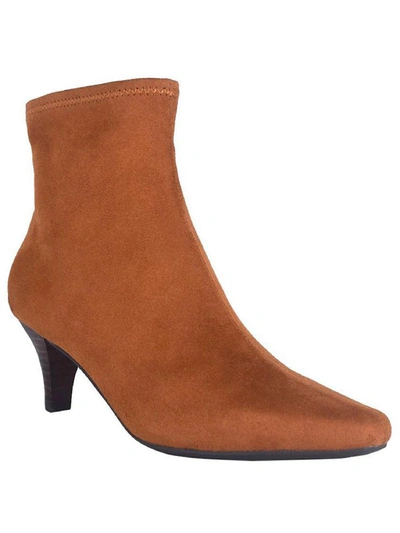 Impo Naja Womens Kitten Heel Bootie Ankle Boots In Gold