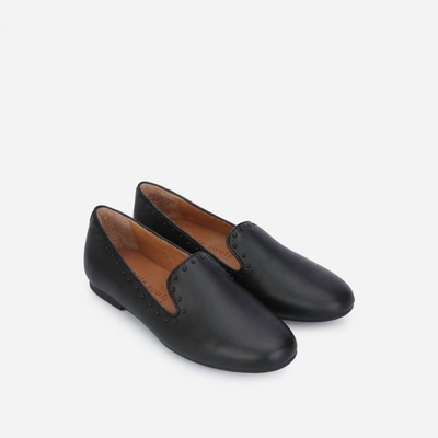 Shop Gentle Souls Women's Eugene Studs Loafer Shoes In Black