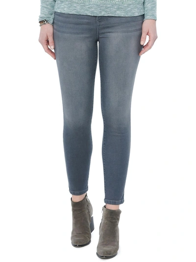 Shop Democracy Womens High Rise Slimming Skinny Jeans In Grey