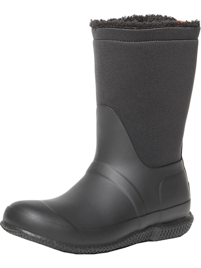 Shop Hunter Original Roll Top Womens Mid-calf Cold Weather Rain Boots In Black