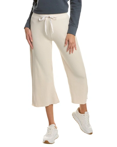 Shop Perfectwhitetee Waffle Wide Leg Sweatpant In White