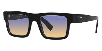 Shop Prada Men's 52mm Sunglasses In Black