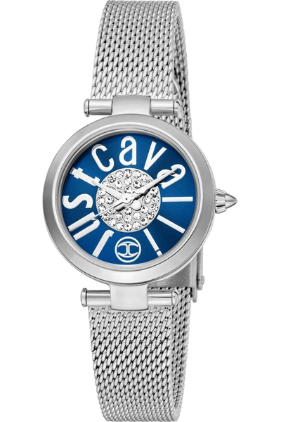 Shop Just Cavalli Women's 28mm Quartz Watch In Silver