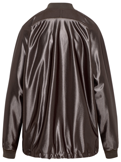 Shop Khrisjoy Woman  Dark Grey Polyester Sweatshirt In Gray