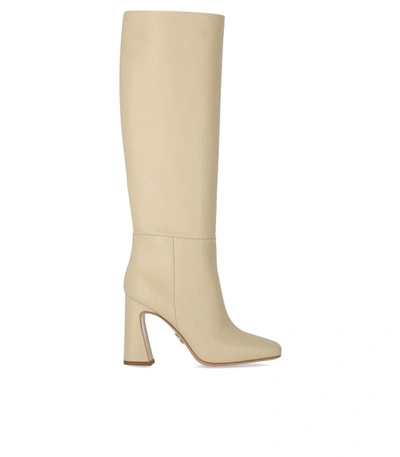 Shop Sergio Levantesi Viola Cream High Boot In White