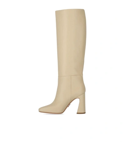 Shop Sergio Levantesi Viola Cream High Boot In White