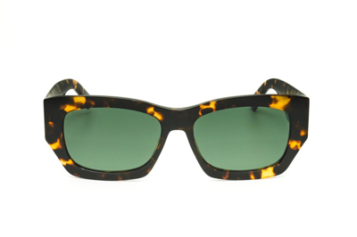Shop Jimmy Choo Eyewear Rectangle Frame Sunglasses In Multi