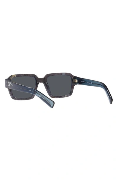Shop Prada 52mm Square Sunglasses In Stone Grey