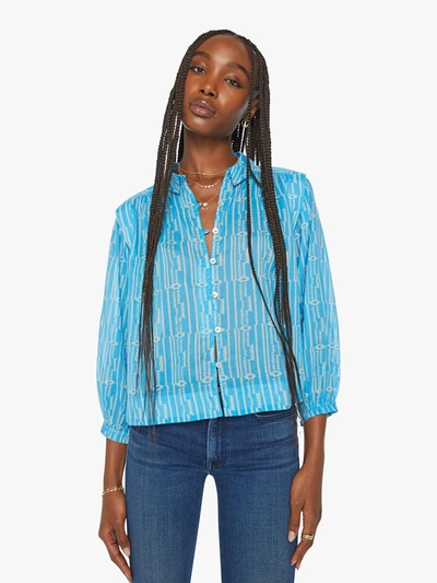 Shop Mother The Well Wisher Making Waves Shirt (also In S, M,l, Xl) In Blue