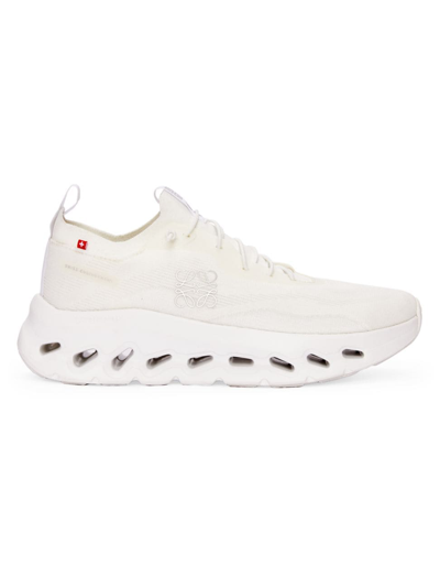 Shop Loewe Men's  X On Cloudtilt Sneakers In All White