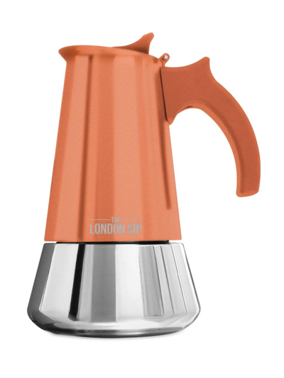 Shop Escali London Sip 10-cup Stainless Steel Espresso Maker In Copper