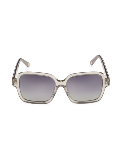 Shop Vontelle Women's Pharaoh 56mm Sunglasses In Grey