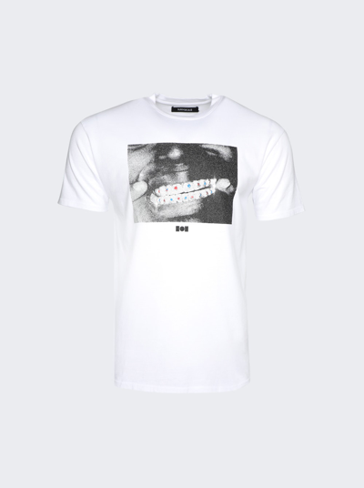 Shop Nahmias X Kodak Black Grillz T-shirt In White
