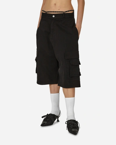 Shop Abra Cargo Shorts In Black
