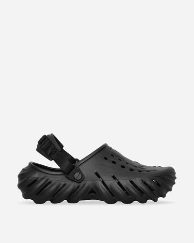 Shop Crocs Echo Clogs In Black
