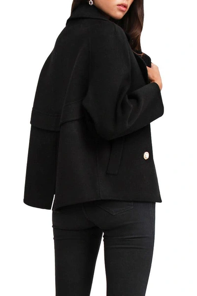 Belle & Bloom I'm Yours Wool Blend Coat In Black