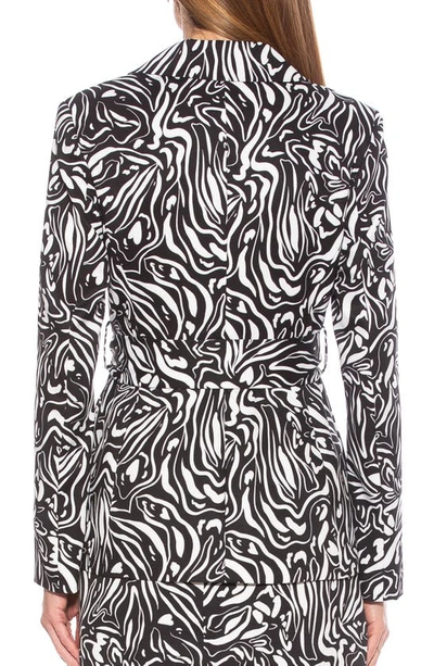 Alexia Admor Olya Blazer In Zebra
