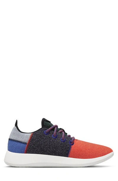 Shop Allbirds Patchwork Wool Runner Sneaker In Multi-color/ Blizzard