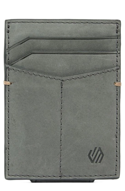 Shop Johnston & Murphy Front Pocket Wallet In Gray
