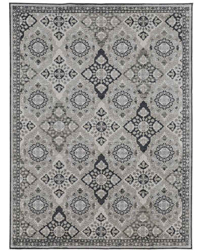 Weave & Wander Adana Transitional Geometric Accent Rug In Gray