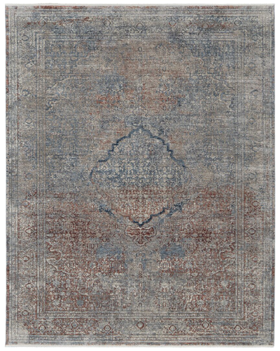 Weave & Wander Gilford Transitional Medallion Accent Rug In Blue