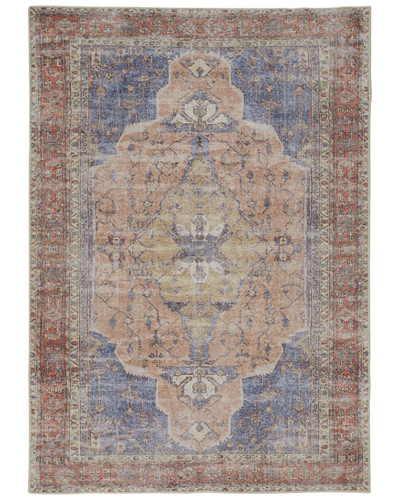 Shop Weave & Wander Prescott Transitional Medallion Accent Rug In Red