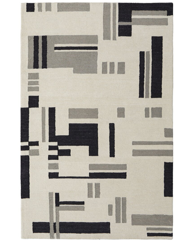 Weave & Wander Ardon Transitional Abstract Area Rug In Ivory
