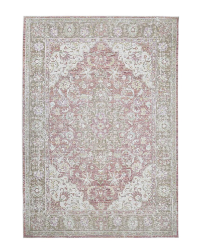 Ar Rugs Century Blythe Medallion Runner Rug In Coral
