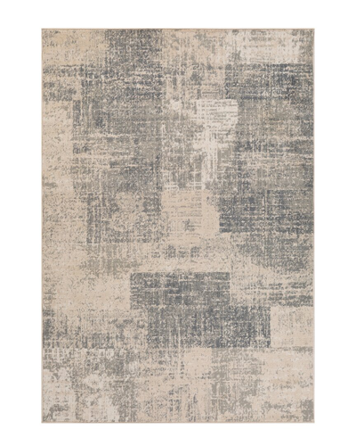 Ar Rugs Alpine Cel Abstract Runner Rug In Blue