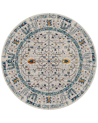 Ar Rugs Montana Dyanne Bordered Runner Rug In Ivory