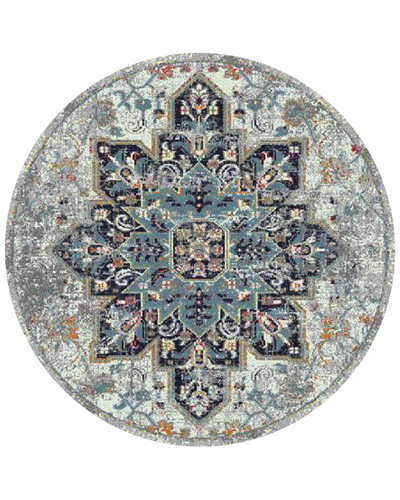 Ar Rugs Montana Kriselda Medallion Area Rug In Gray