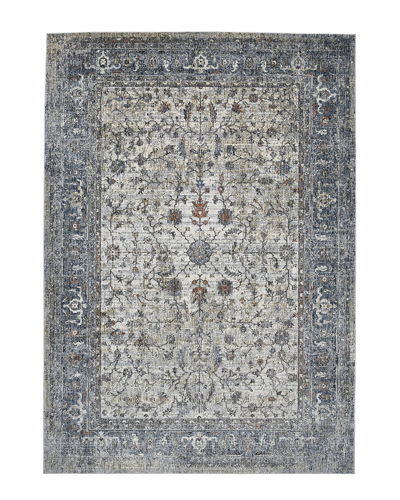 Ar Rugs Vermont Glidel Bordered Runner Rug In Ivory
