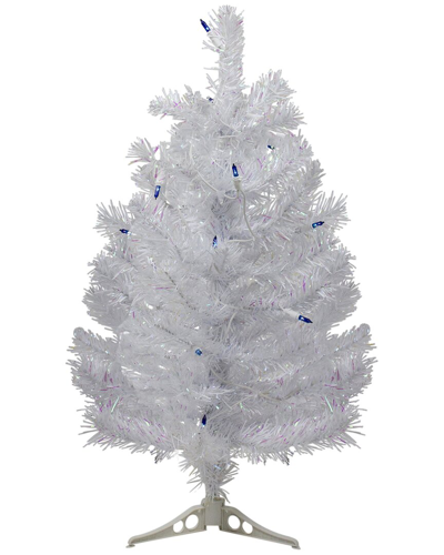 Northlight 2ft Pre-lit White Pine Artificial Christmas Tree