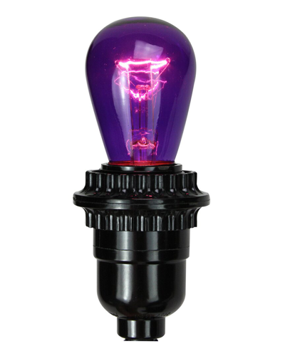 Shop Northlight Pack Of 25 Incandescent S14 Purple Christmas Replacement Lights
