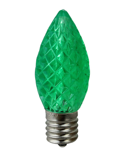 Northlight Pack Of 25 Incandescent C7 Green Christmas Replacement Bulbs