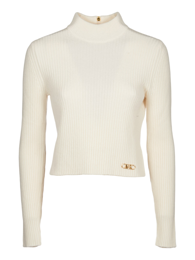 Shop Michael Michael Kors Sweater In Cream