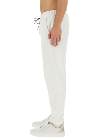 Shop Vivienne Westwood Jogging Pants With Logo In Bianco