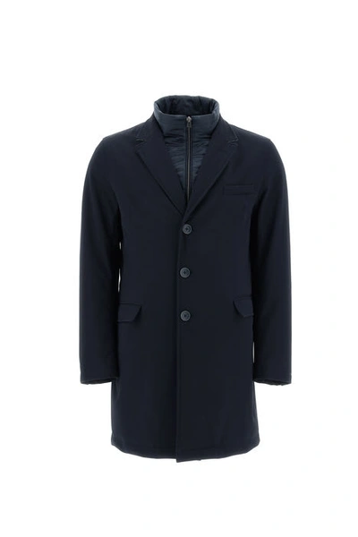 Shop Herno Coat In Blue