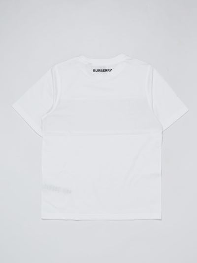 Shop Burberry Cedar Tshirt T-shirt In Bianco