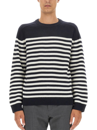 Shop Theory Striped Shirt In Multicolor